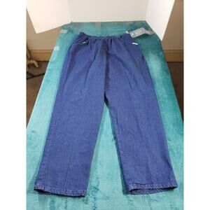 VINTAGE The Bon Ton Season Ticket Pants Jeans Sz 20 W Womens Denim Pull on NWT